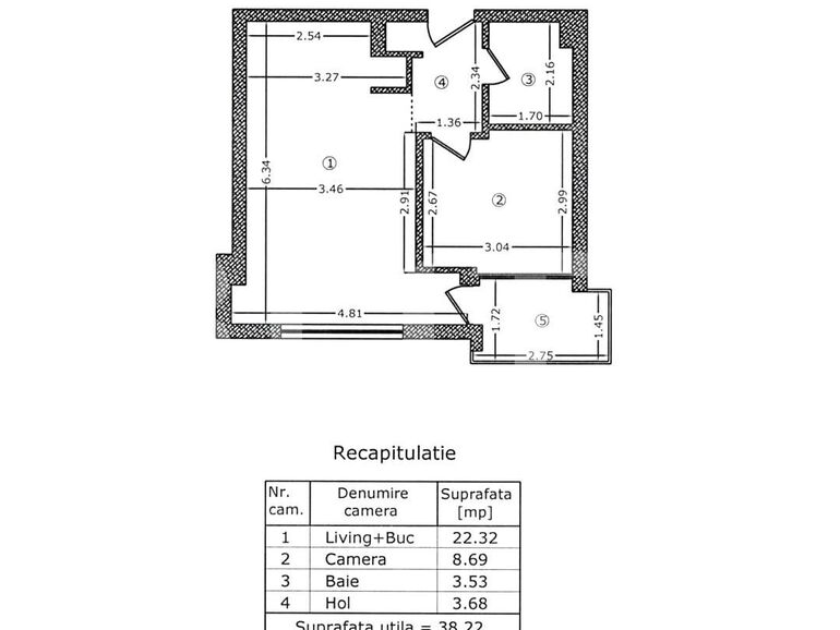 2 camere, Barbu Vacarescu, loc de parcare | Poza1