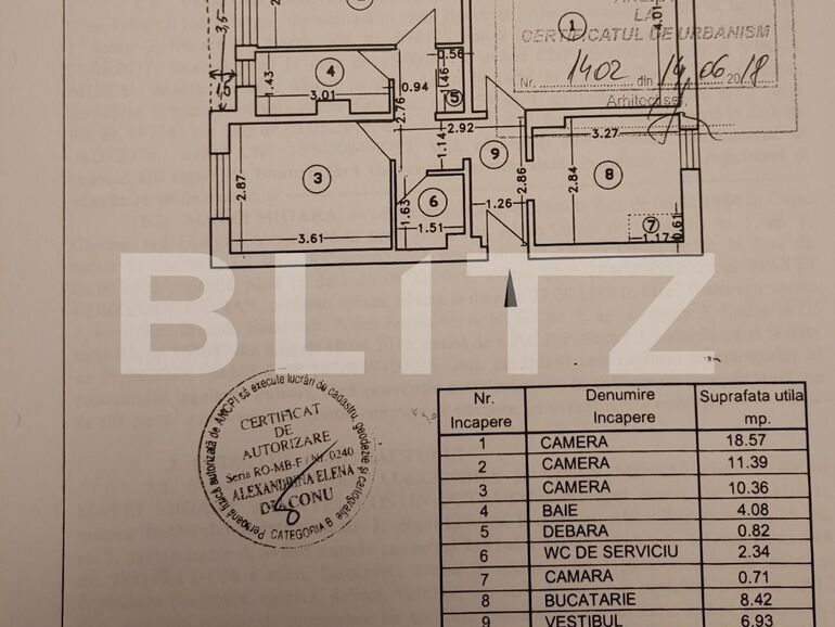 Apartament de vanzare 3 camere, Dristor | Poza1