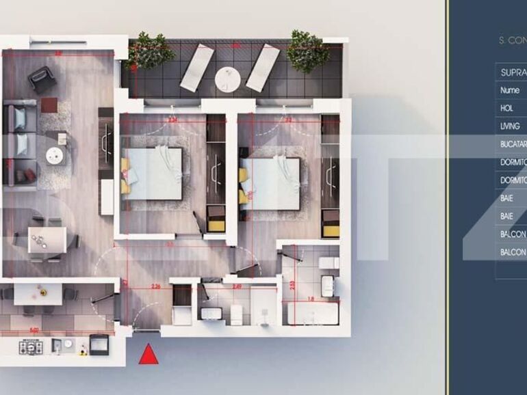 Apartament de vânzare 3 camere Titan - 96596AV | BLITZ București | Poza1