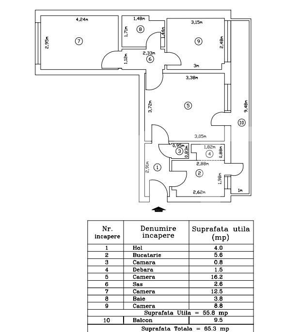 Apartament de vânzare 3 camere 1 Mai - 96885AV | BLITZ București | Poza8