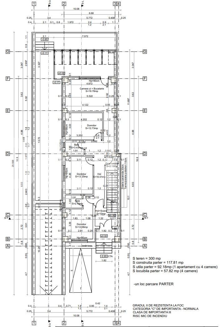 Apartament de 4 camere, 92 mp, spatios, terasa, zona Bucurestii Noi 