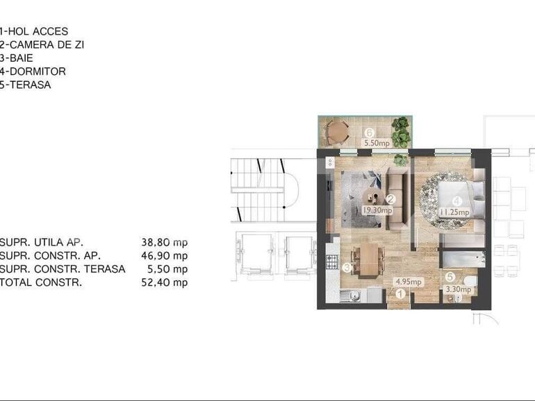 Apartament de vânzare 2 camere Aviatiei - 97263AV | BLITZ București | Poza2
