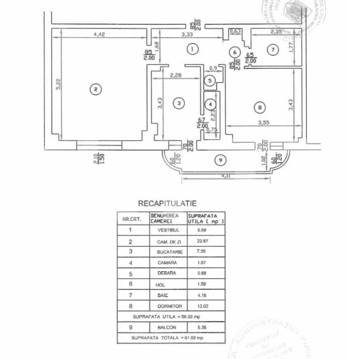 Apartament de vânzare 2 camere Decebal - 97537AV | BLITZ București | Poza1