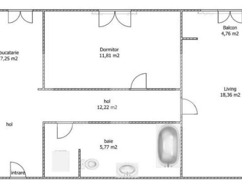 Apartament de vanzare 2 camere, Dristor | Poza1