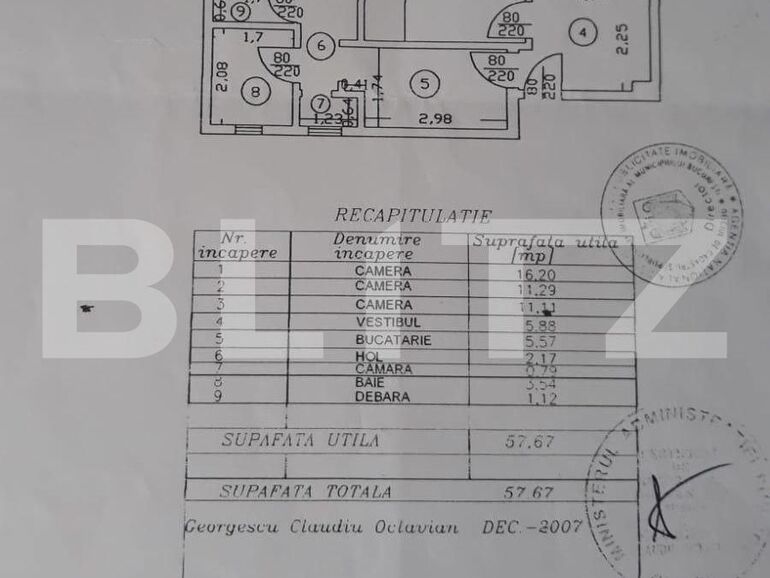 Apartament de vânzare 3 camere Ultracentral - 97607AV | BLITZ București | Poza1