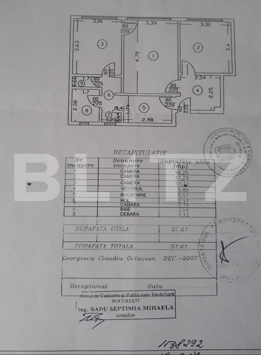 Apartament de vânzare 3 camere Ultracentral - 97607AV | BLITZ București | Poza1