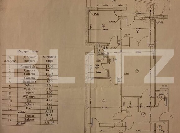 Apartament de vânzare 4 camere Dacia - 97712AV | BLITZ București | Poza14