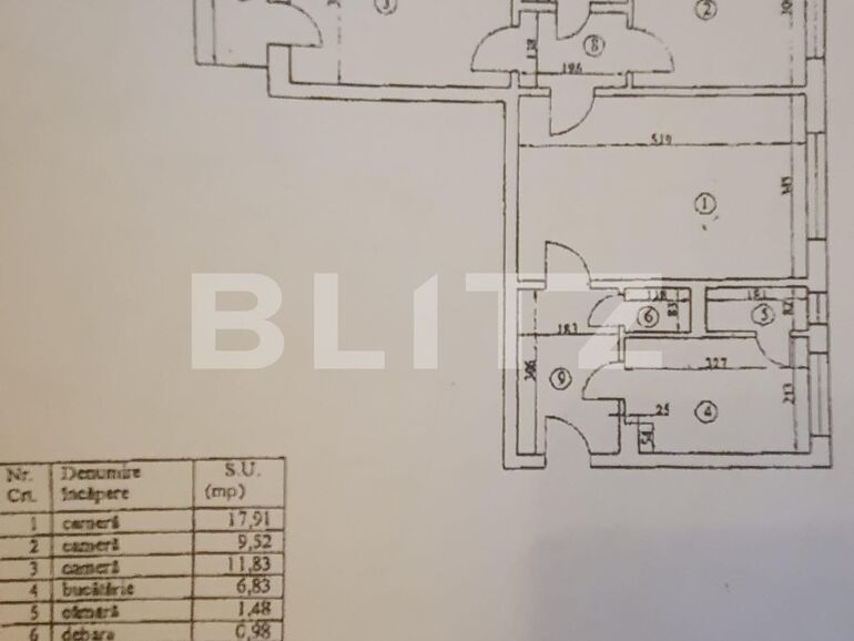 Apartament de vanzare 3 camere, Dristor | Poza1