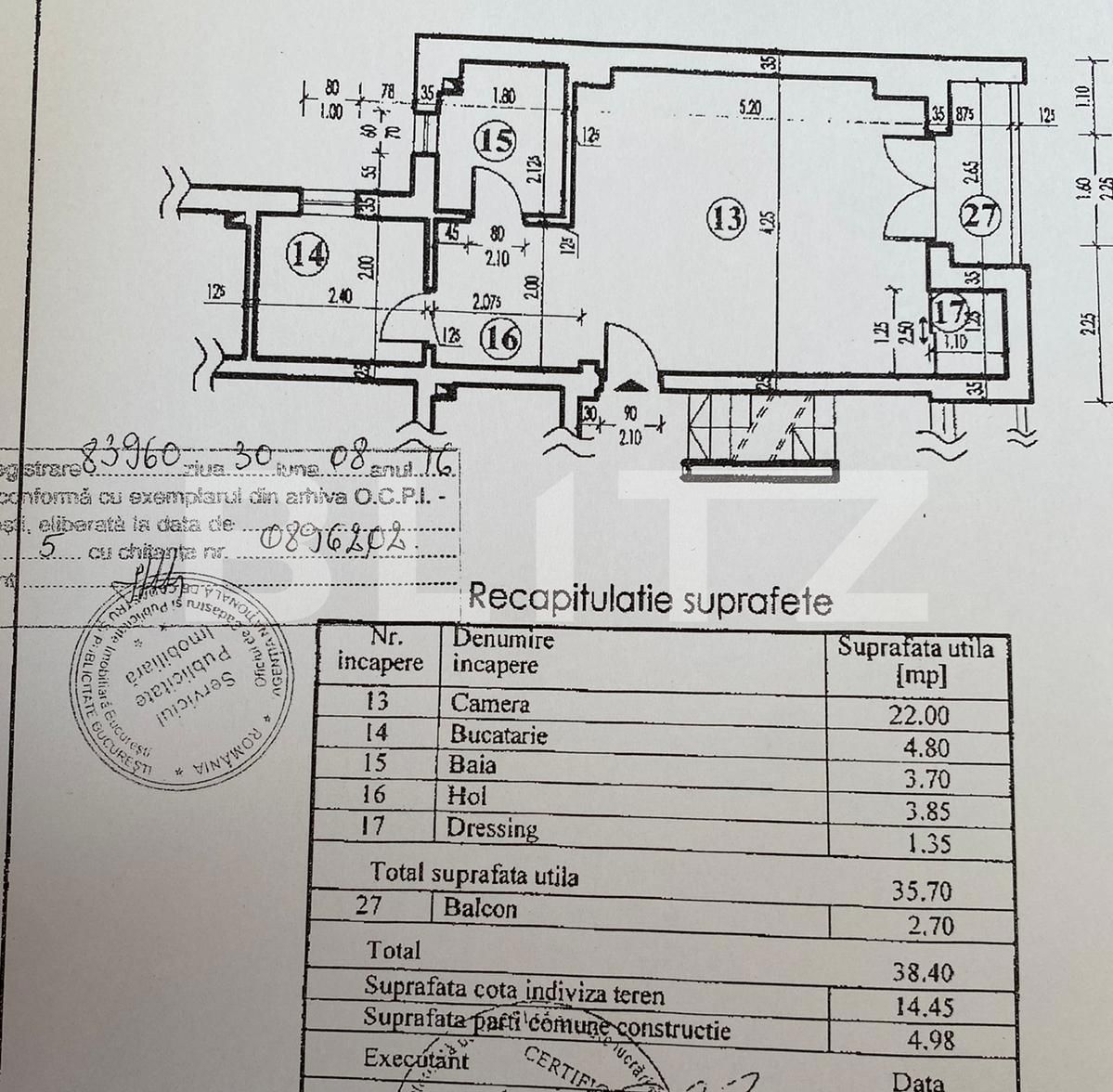 Garsonieră de vânzare Bucurestii Noi - 97925AV | BLITZ București | Poza7