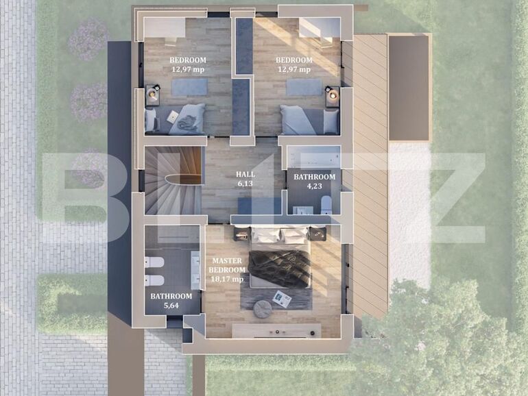 Casa de vânzare 4 camere Otopeni - 98475CV | BLITZ București | Poza1