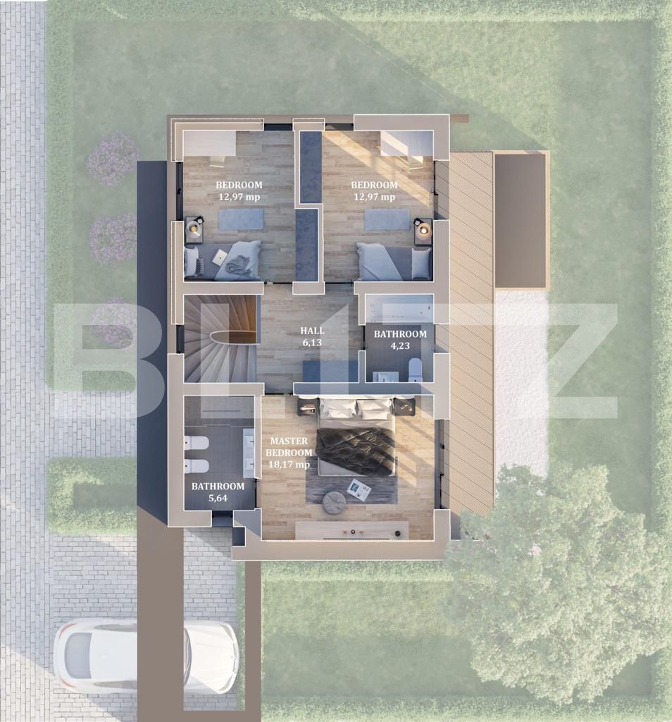 Casa individuala de 120 MP utili, teren 253 mp, in zona Otopeni