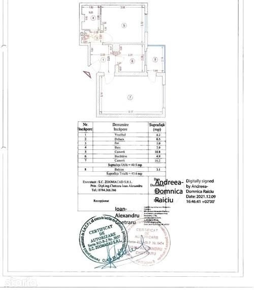 Apartament 2 camere, Chișinău | Poza1