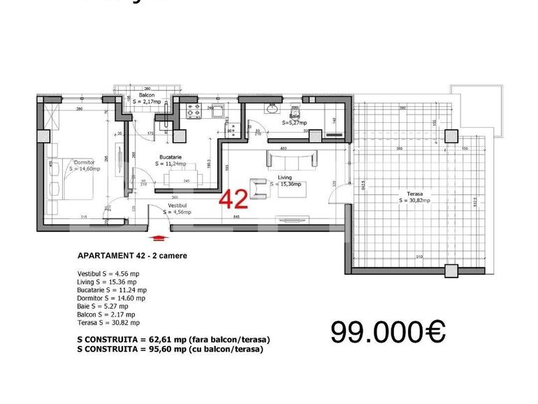 Apartament 2 camere, Tunari | Poza1