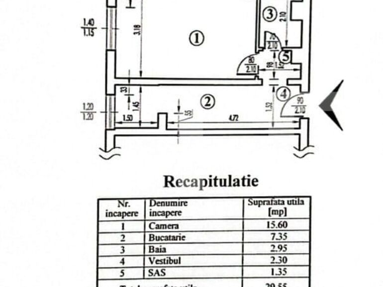 Garsonieră de vânzare Floreasca - 99991AV | BLITZ București | Poza1