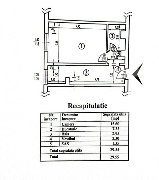 Garsonieră de vânzare Floreasca - 99991AV | BLITZ București | Poza1