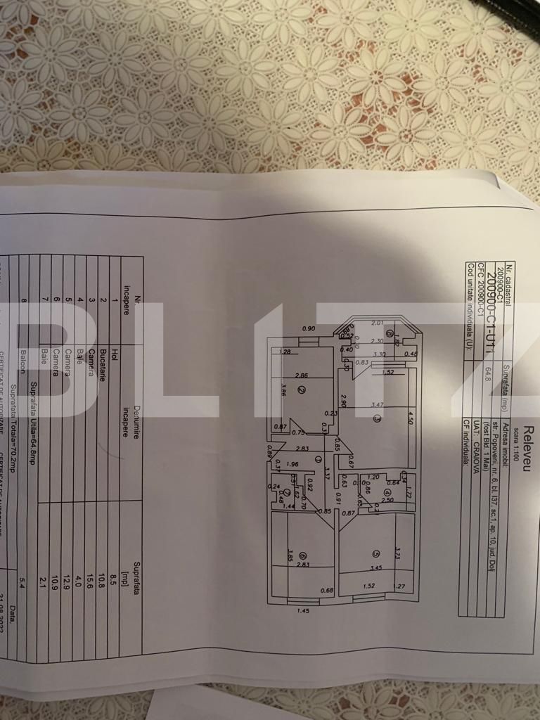 Apartament de vânzare 3 camere 1 Mai - 101432AV | BLITZ Craiova | Poza1