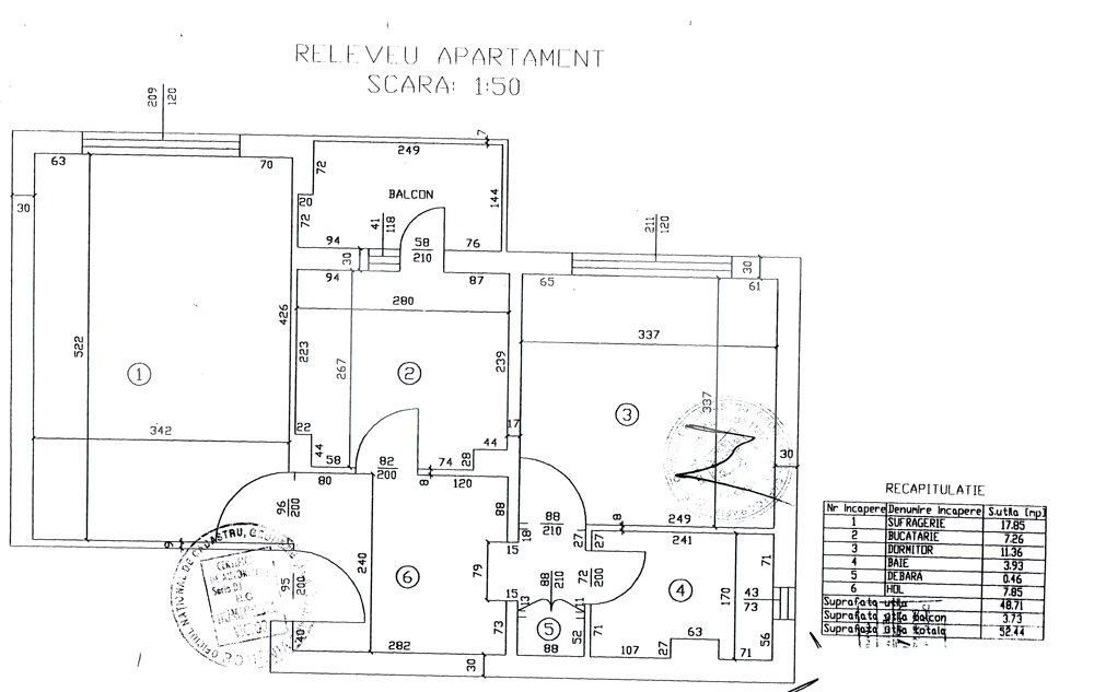 Apartament 2 camere, centrala termica, aer conditionat, Brazda lui Novac