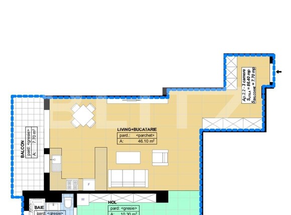 Apartament de vânzare 3 camere Brestei - 101966AV | BLITZ Craiova | Poza13