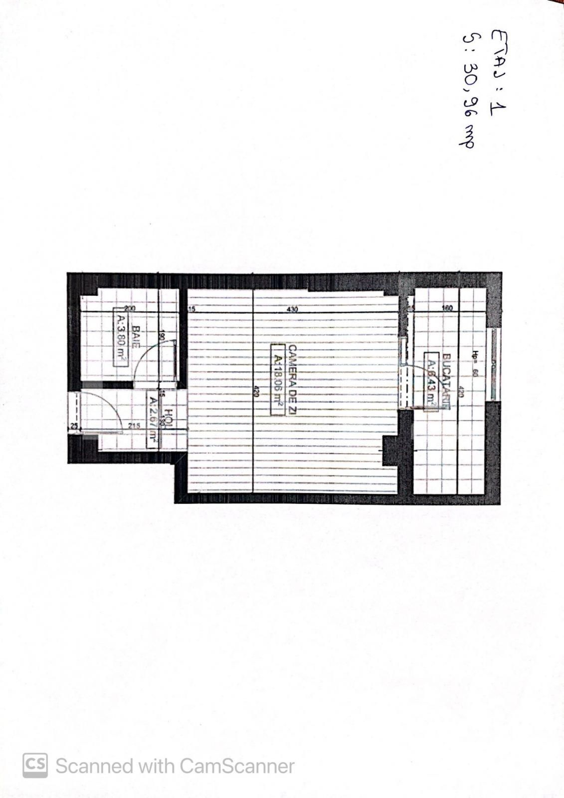 Pret promotional - Garsoniera, 31mp, Cornitoiu 