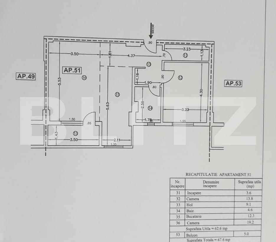 Apartament de vânzare 2 camere Calea Bucuresti - 103963AV | BLITZ Craiova | Poza1