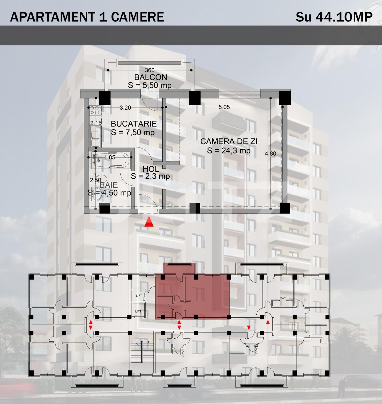 Garsonieră de vânzare Rovine - 106781AV | BLITZ Craiova | Poza1