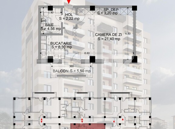 Garsonieră de vânzare Rovine - 106782AV | BLITZ Craiova | Poza1