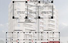 Apartament 2 camere, decomandat, 66mp, cartier Rovine