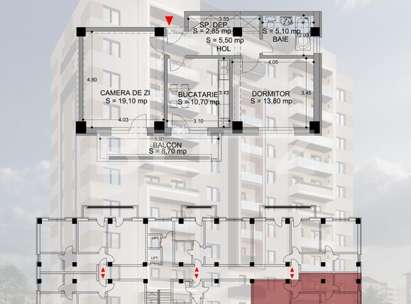 Apartament de vânzare 2 camere Rovine - 106787AV | BLITZ Craiova | Poza1