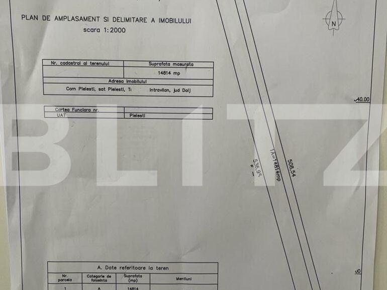 Teren de vânzare Pielești - 109337TV | BLITZ Craiova | Poza2