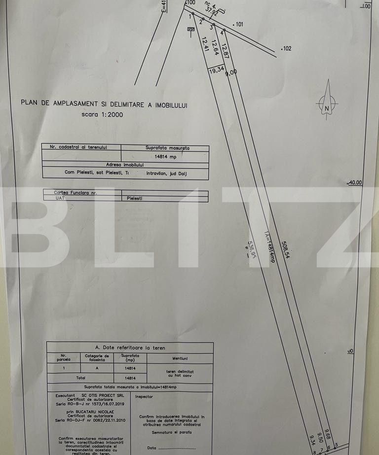 Teren de vânzare Pielești - 109337TV | BLITZ Craiova | Poza2