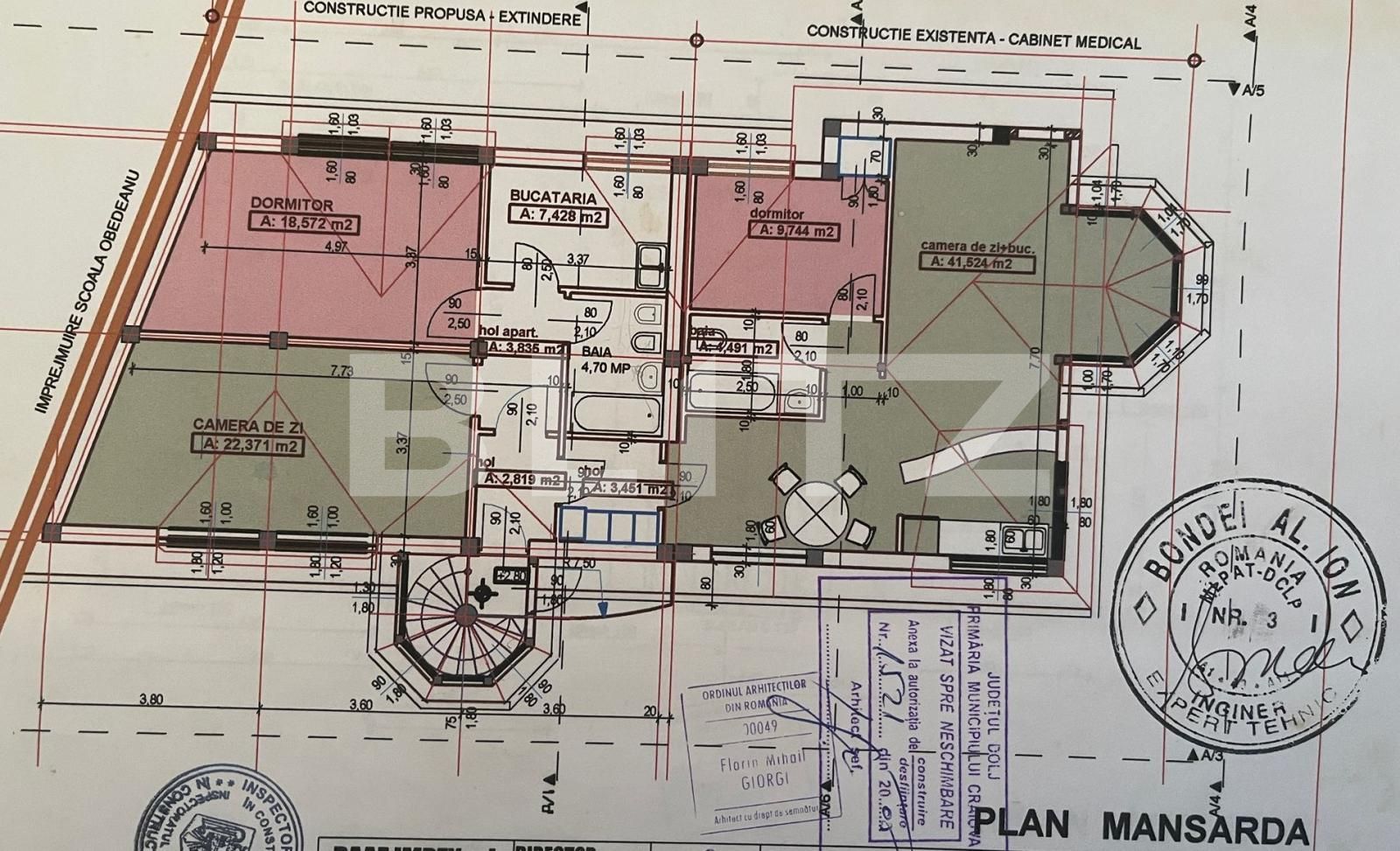 Spațiu birouri de închiriat Brestei - 109730SIB | BLITZ Craiova | Poza1