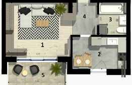 Investitie! Garsoniera Calea bucuresti 