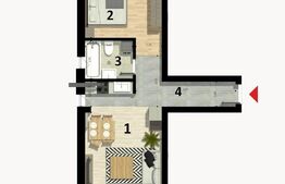 Apartament 2 camere Calea Bucuresti