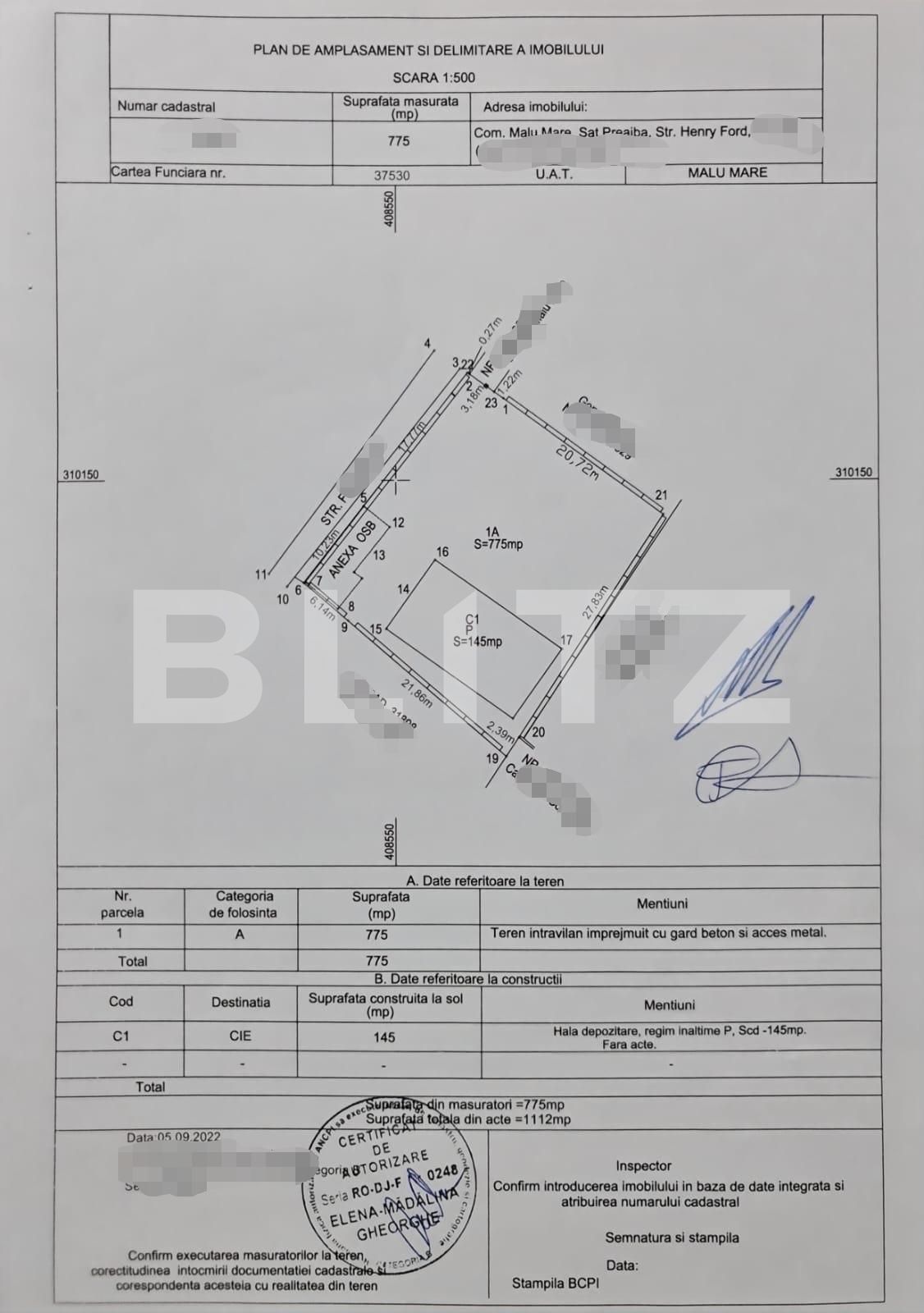 Spațiu industrial de vânzare Malu Mare - 110204SVI | BLITZ Craiova | Poza1