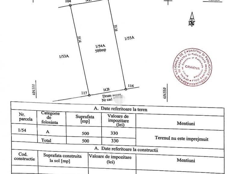 Teren de vânzare Simnicu de Sus  - 113102TV | BLITZ Craiova | Poza2