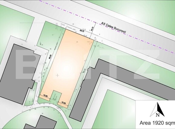 Teren de vânzare Calea Bucuresti - 113118TV | BLITZ Craiova | Poza1
