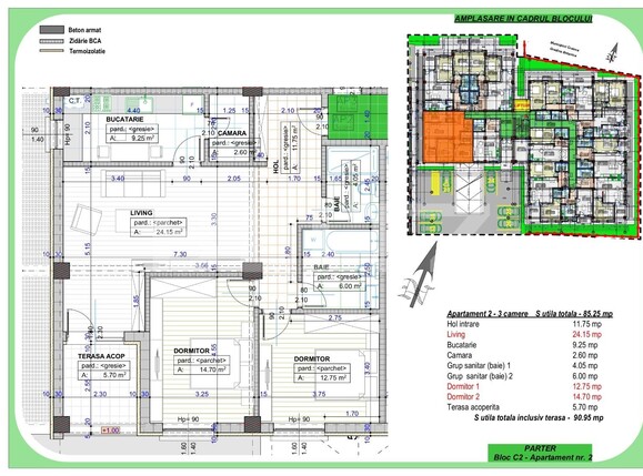 Apartament de vânzare 3 camere Central - 113830AV | BLITZ Craiova | Poza1