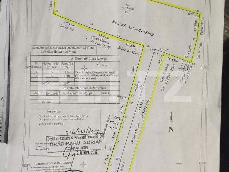 Teren de vânzare Ghercesti - 114620TV | BLITZ Craiova | Poza1