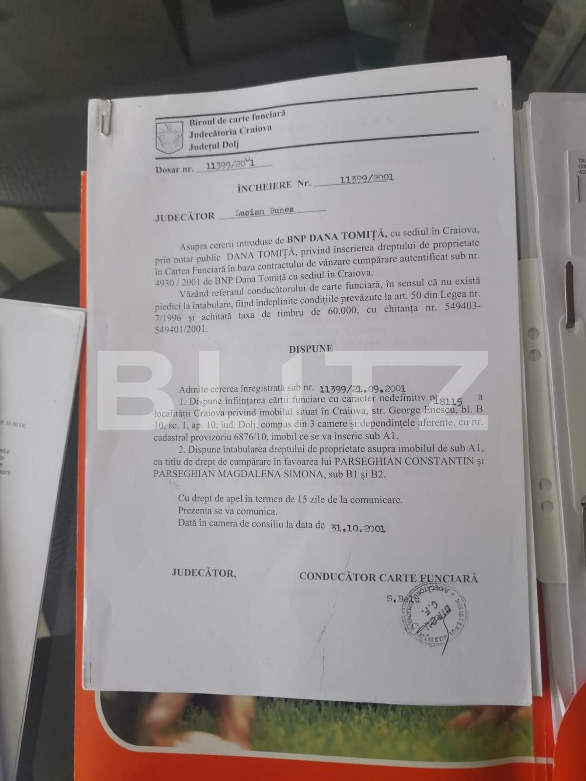 Apartament 3 camere decomandat, 78mp, George Enescu, zona liceu Chimie