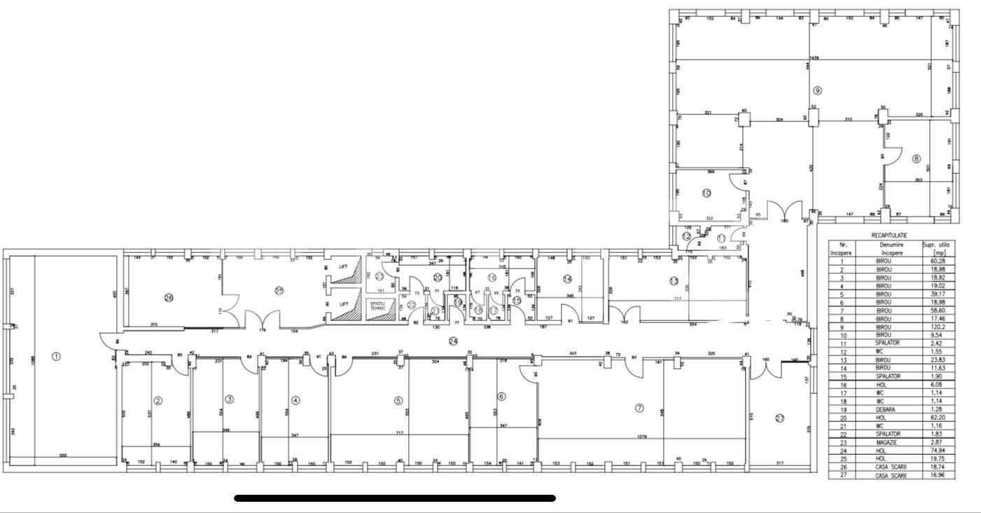 Spațiu birouri de închiriat Ultracentral - 117805SIB | BLITZ Craiova | Poza10