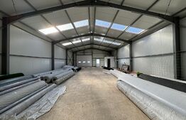 Hală 194 mp utili, platformă betonată 770 mp și teren total de 1.500 mp, Răcari