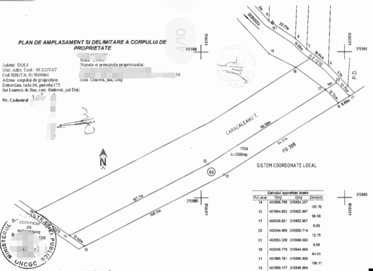 Teren de vânzare Leamna de Sus - 118648TV | BLITZ Craiova | Poza1