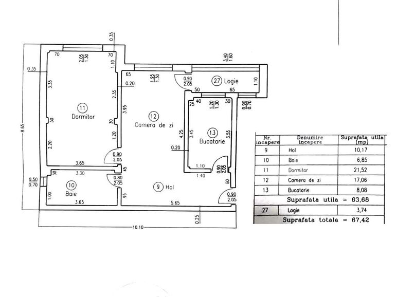 Apartament de vânzare 2 camere Exterior Est - 119519AV | BLITZ Craiova | Poza1