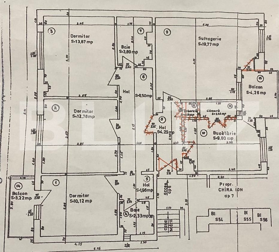 Apartament de vânzare 4 camere 1 Mai - 120260AV | BLITZ Craiova | Poza1