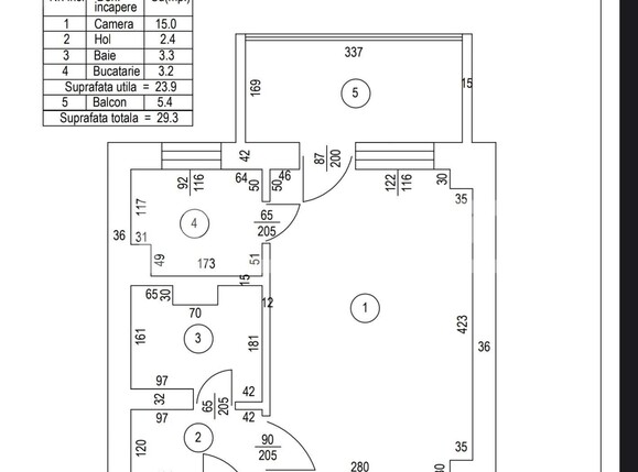 Garsonieră de vânzare Rovine - 121110AV | BLITZ Craiova | Poza1