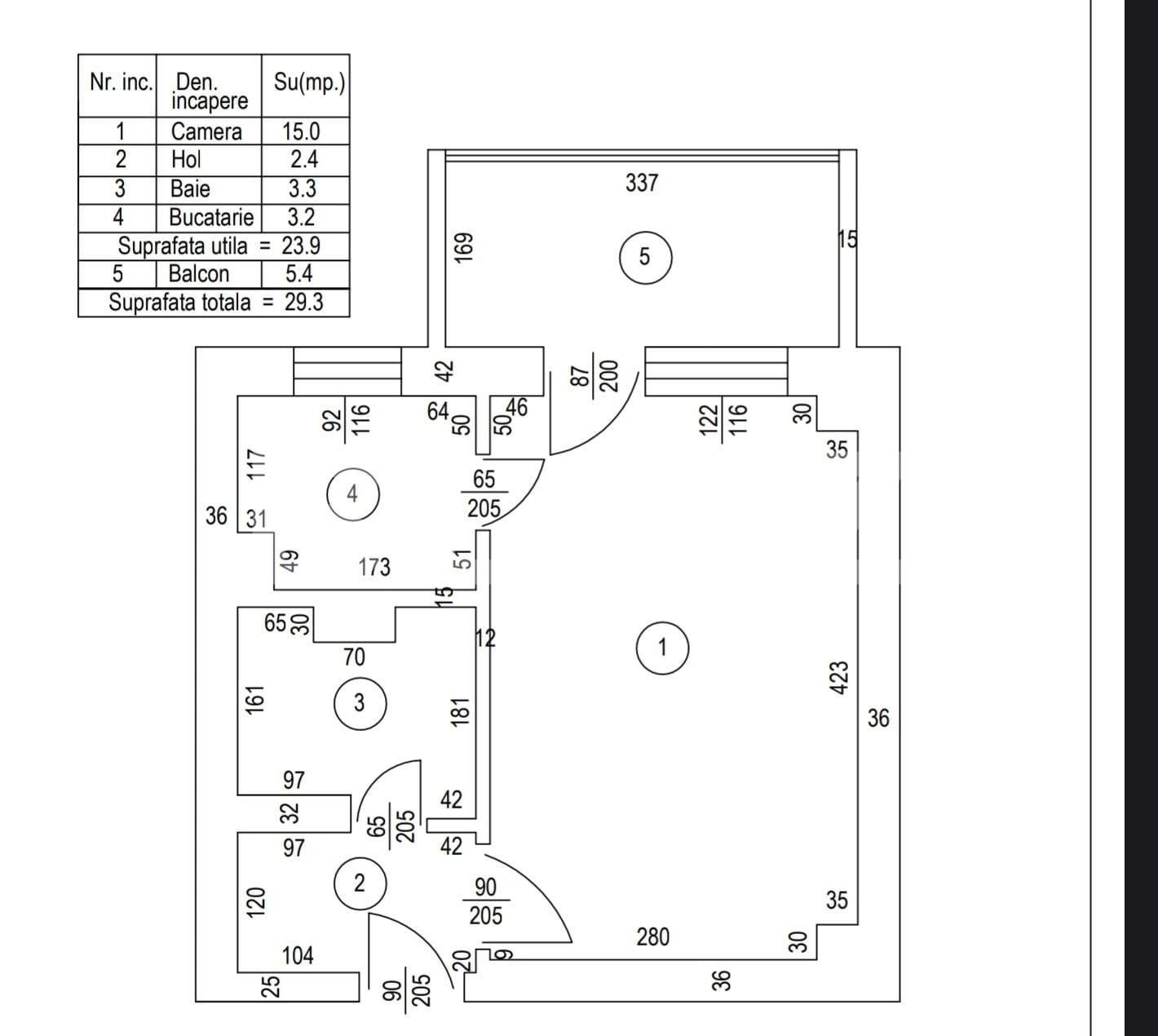 Garsonieră de vânzare Rovine - 121110AV | BLITZ Craiova | Poza1
