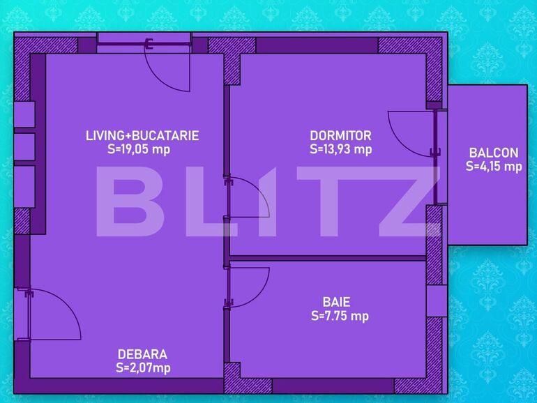 Apartament de vânzare 2 camere Cornitoiu - 121508AV | BLITZ Craiova | Poza1