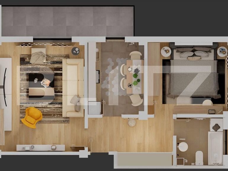 Apartament de vânzare 2 camere Veteranilor - 122092AV | BLITZ Craiova | Poza1