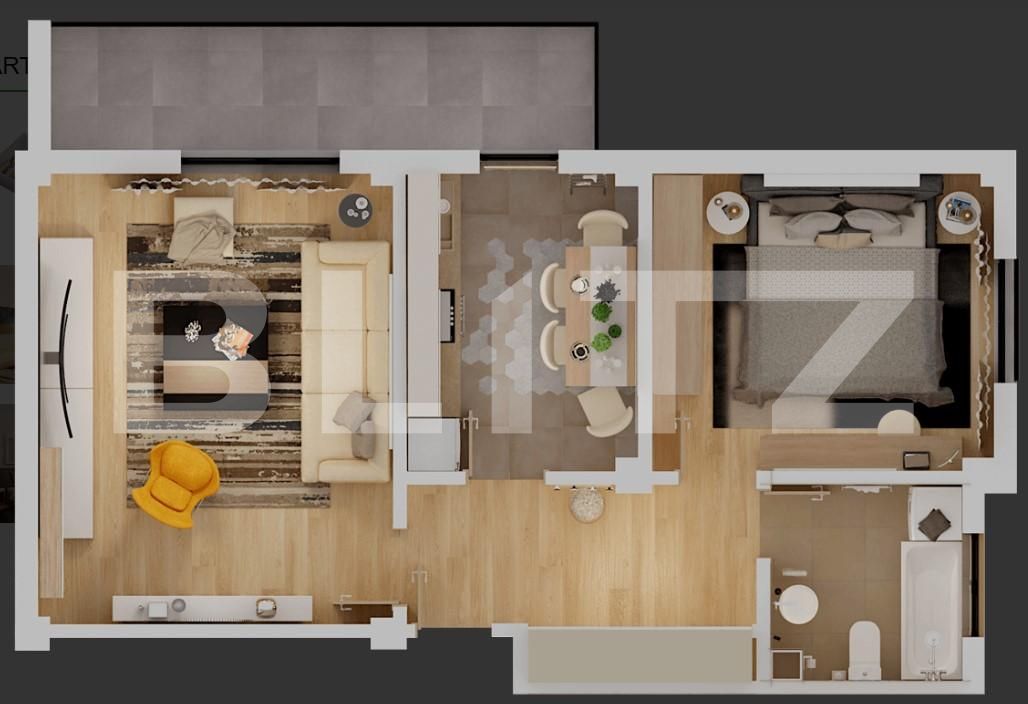 Apartament de vânzare 2 camere Veteranilor - 122092AV | BLITZ Craiova | Poza1