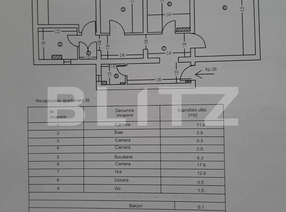 Apartament de vânzare 3 camere 1 Mai - 122118AV | BLITZ Craiova | Poza1